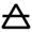 Alchemical air symbol (bold).png