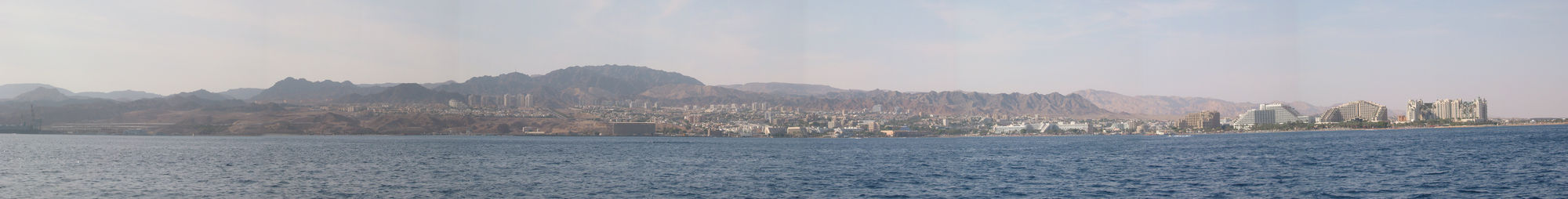 Panorama města Ejlat