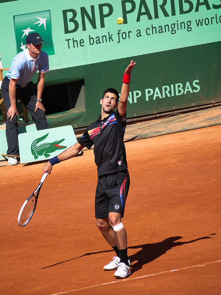 Soubor:Novak Djokovic Roland Garros 2011 Flickr.jpg
