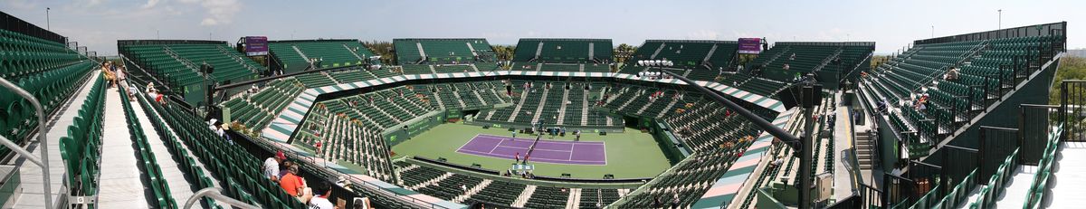 Panorama tenisového turnaje