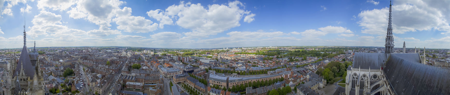 Panorama města Amiens