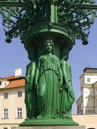 Plynová lampa na Pražském hradu