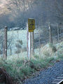 5½ Milepost, Vale of Rheidol Railway - geograph.org.uk - 695764.jpg