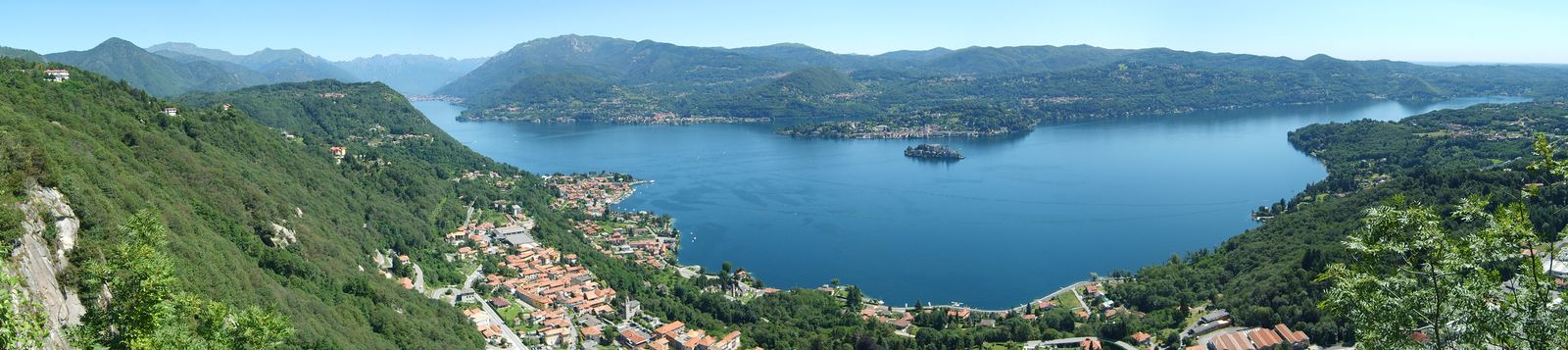 Panorama jezera Orta