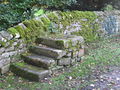 (Horse) mounting steps, St. Michael's Church, Warden - geograph.org.uk - 1066985.jpg