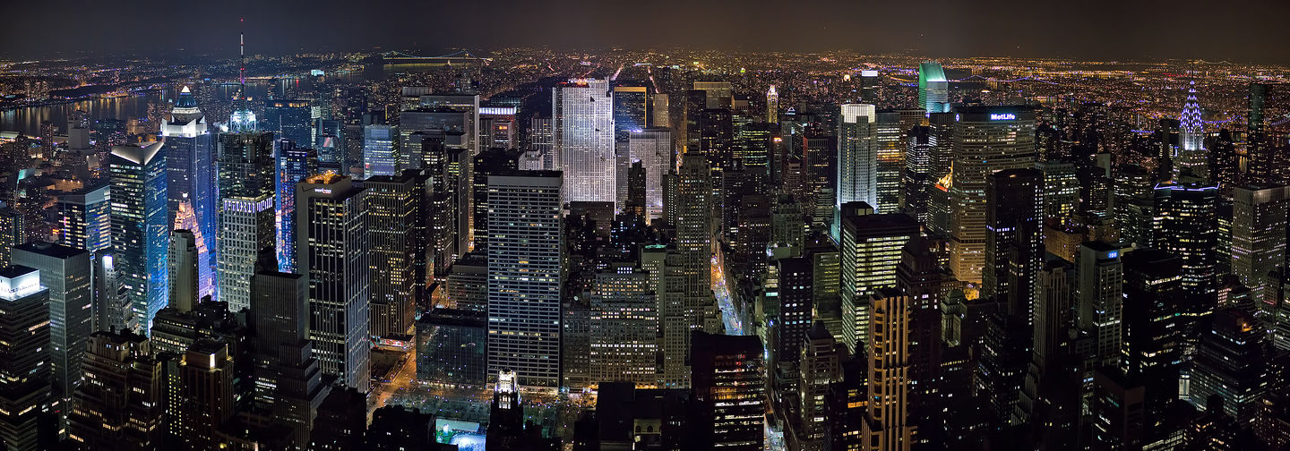 Pohled na střední Manhattan