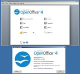 Hlavní menu balíku Apache OpenOffice verze 4.1.2