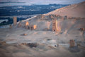 Sunset over Tombs from the Qala'at ibn Maan castle-Syria-Flickr2.jpg
