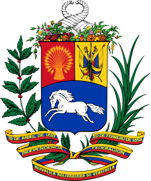 Soubor:Coat of arms of Venezuela.png