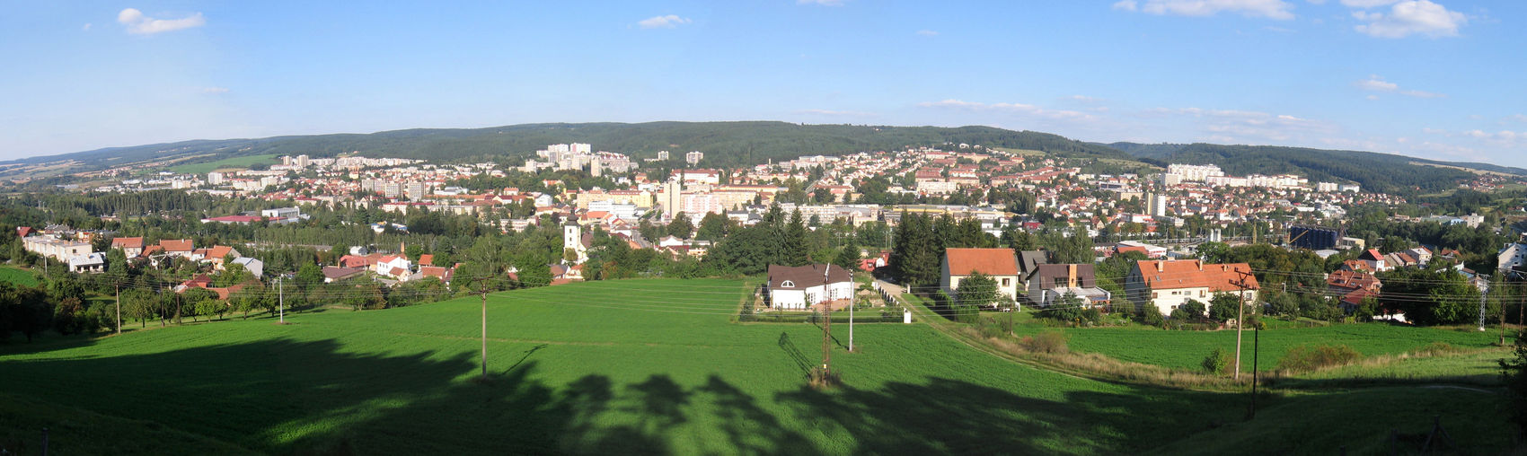 Panorama města Blansko