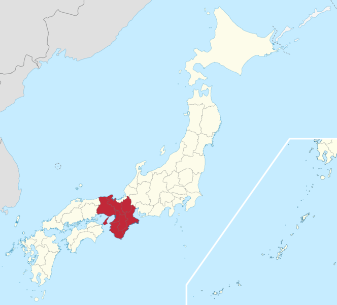 Soubor:Kansai Region in Japan.png