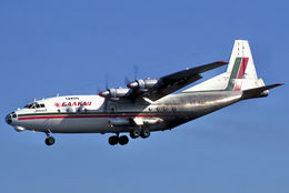 LZ-BAF Antonov AN-12-B Balkan Airlines (Cargo) LHR-Flickr.jpg