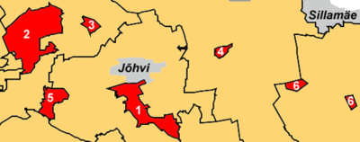 Městské části Kohtla-Järve