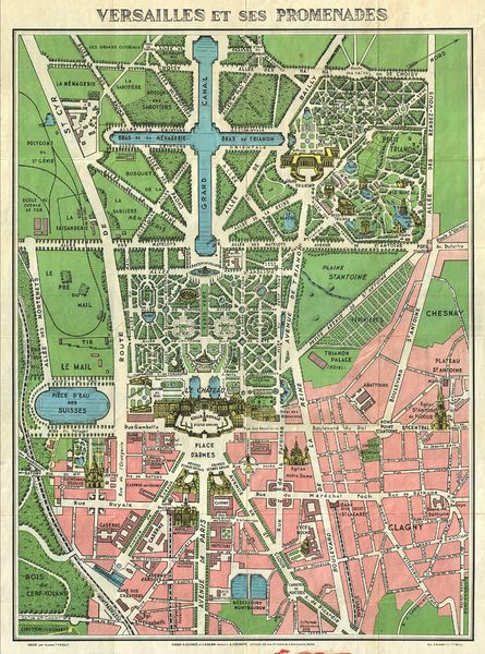 Soubor:1920s Leconte Map of Paris w-Monuments and Map of Versailles - Geographicus - ParisVersailles-leconte-1920s - 2.jpg