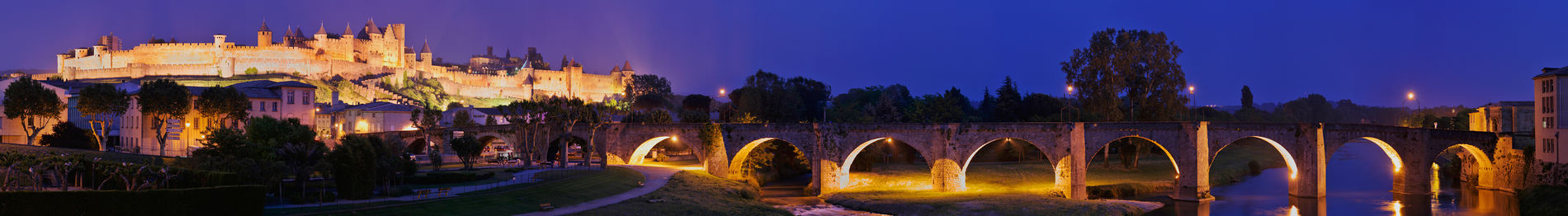 Carcassonne s mostem Le Pont Vieux