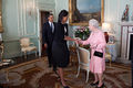 Barack Obama Michelle Obama Queen Elizabeth II Buckingham Palace London.jpg